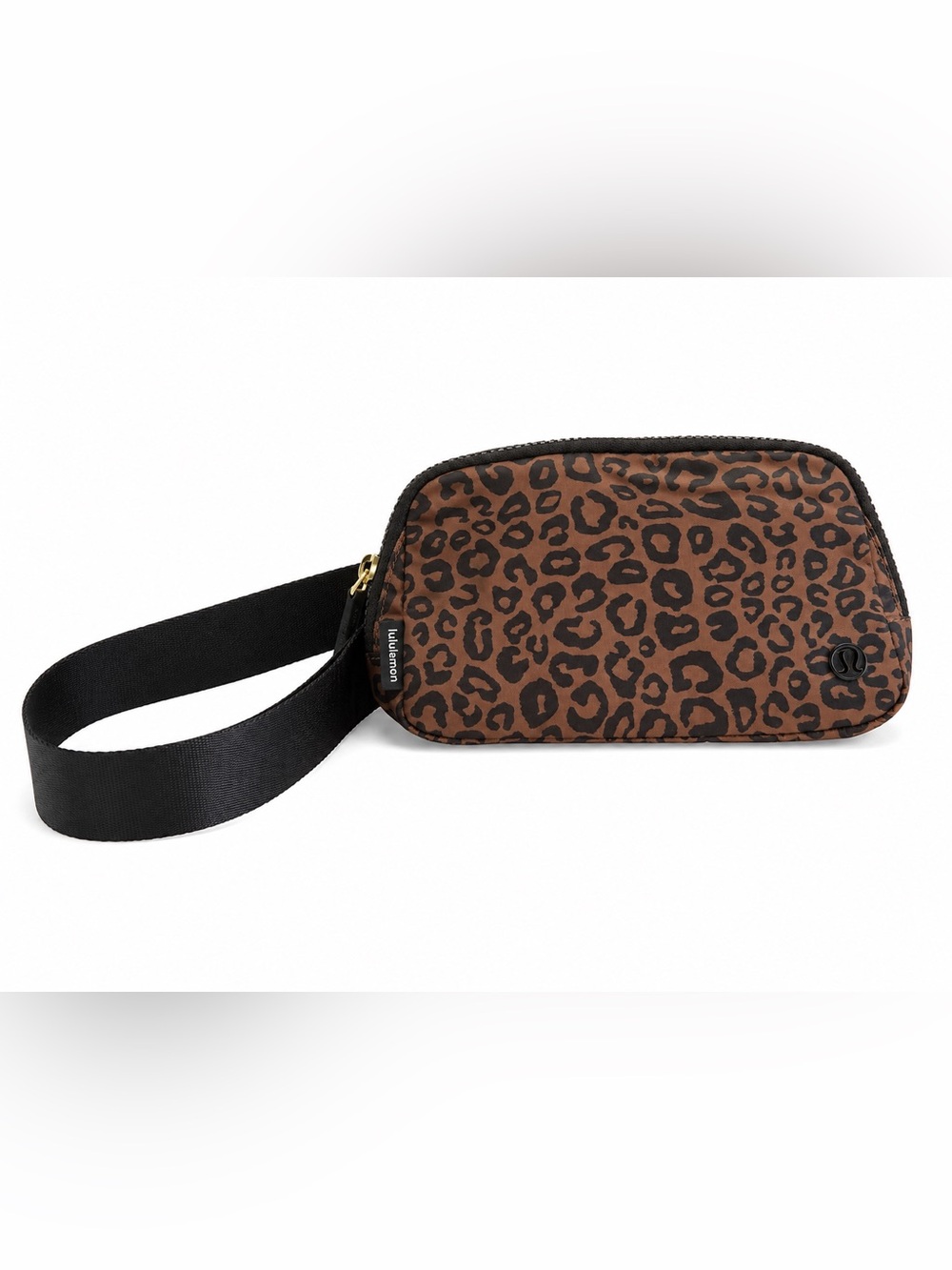Lululemon Everywhere Belt Bag 1L Leopard Brown Black Crossbody Like New